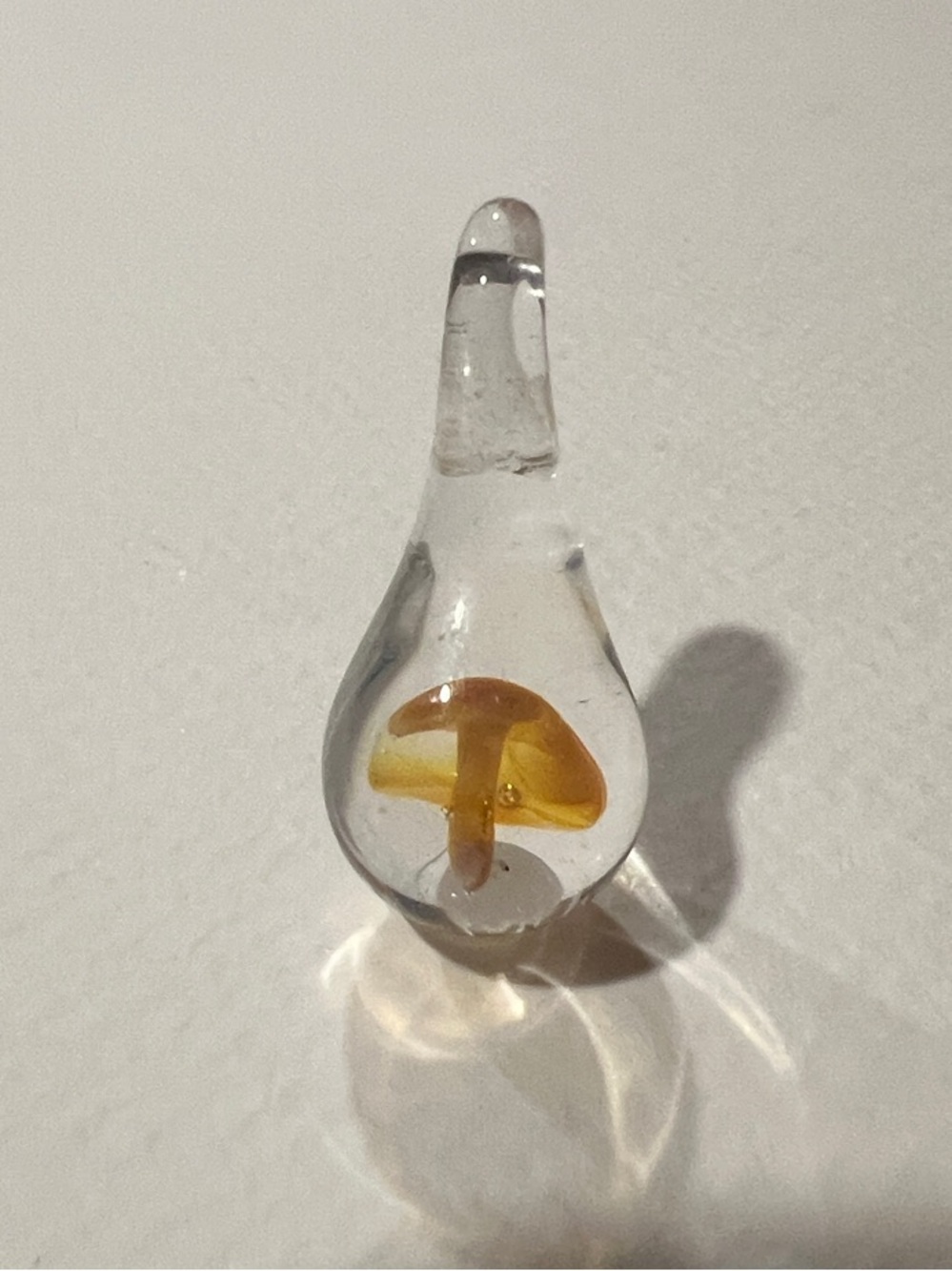 Glass Mushroom Pendant - Picture 4 of 5